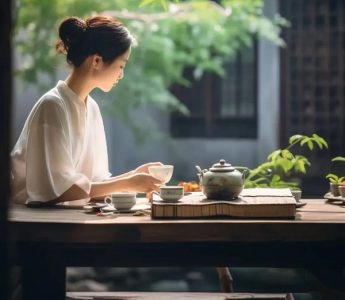 Mindful Gongfu tea session