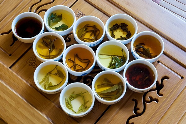 Diverse selection of Chinese teas
