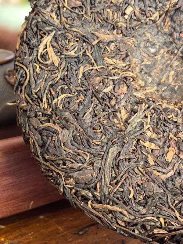 Puerh Cake Before and After