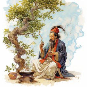 Shennong Discovering Tea - Mythical Origins