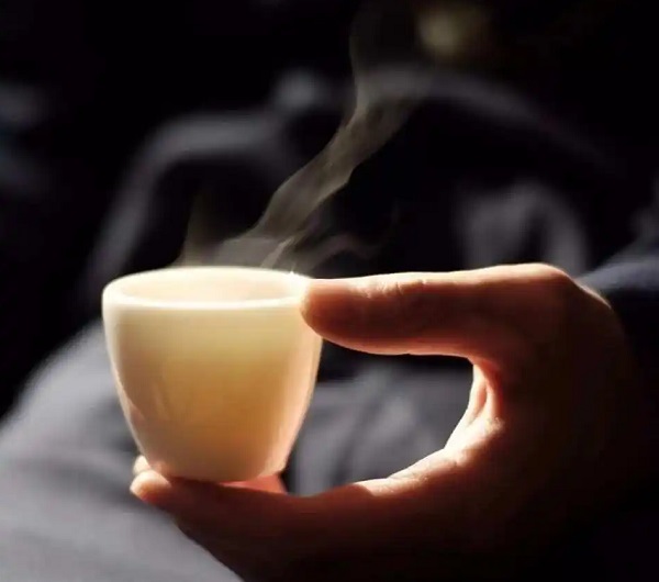 Tea and meditation for peaceful hour