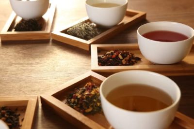 Variety of Teas for a Tasting Flight