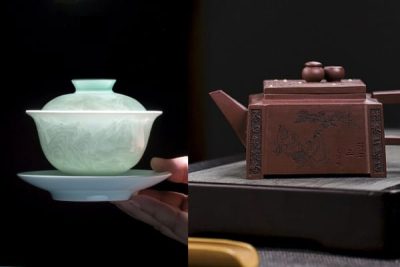 Porcelain vs Yixing Clay Tea Cups
